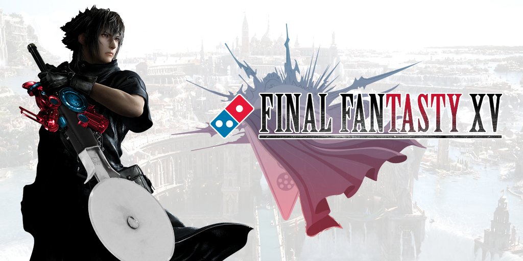 Dominos_UK's tweet image. Imagine how big the pizza would be…😏🍕😃 #FFXV #FinalFantasyXV #E32016