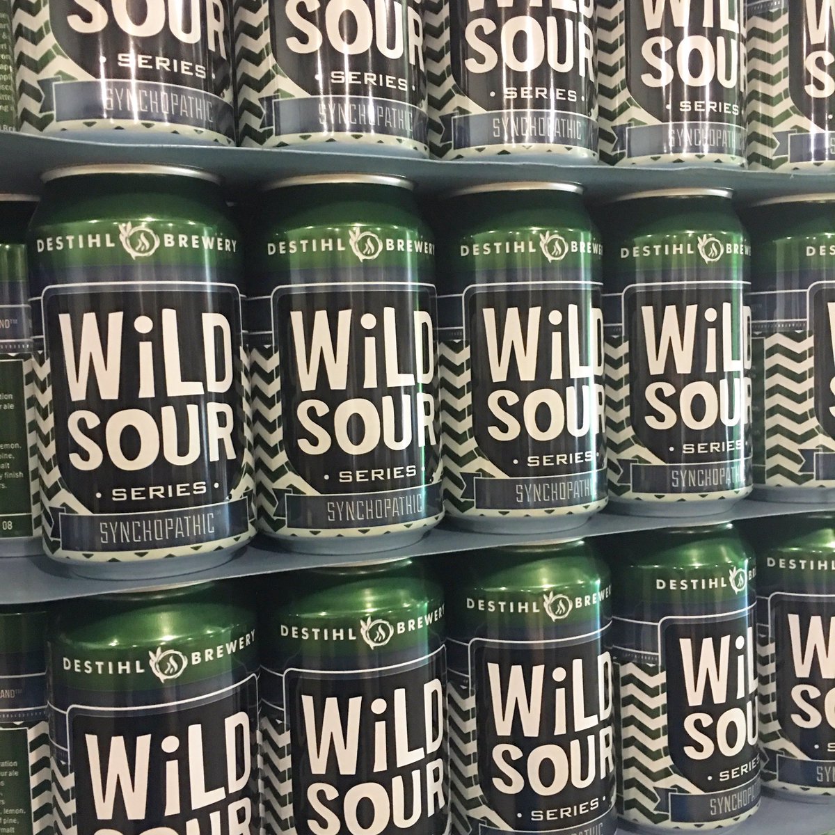 DESTIHLbrewery's tweet photo. New cans are in! Synchopathic, our new dry-hopped sour drops in July! #boycottbland #wildsour #synchopathic https://t.co/mRKiPA6sEf