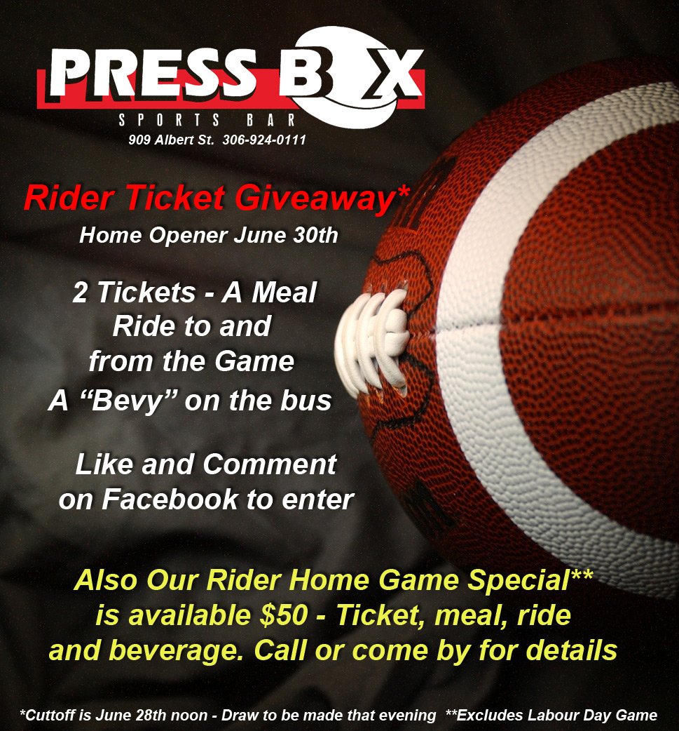 Rider Ticket Giveaway!