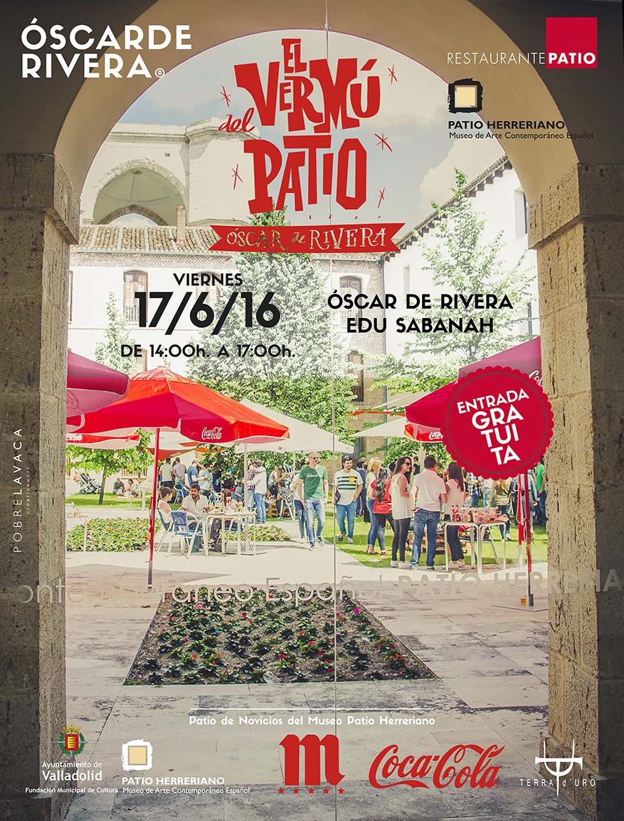 Este viernes tenemos de nuevo una cita #VermúdelPatio a las 14:00h os esperamos <a href="/edusabanah/">edu sabanah</a> y yo en <a href="/PatioHerreriano/">Patio Herreriano</a>