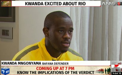 DripDripSplash1's tweet photo. @BafanaBafana defender Kwanda Mngonyama talks to us about the #CosafaCup2016 #GameON! #Dstv405 https://t.co/pzkpOJtNln