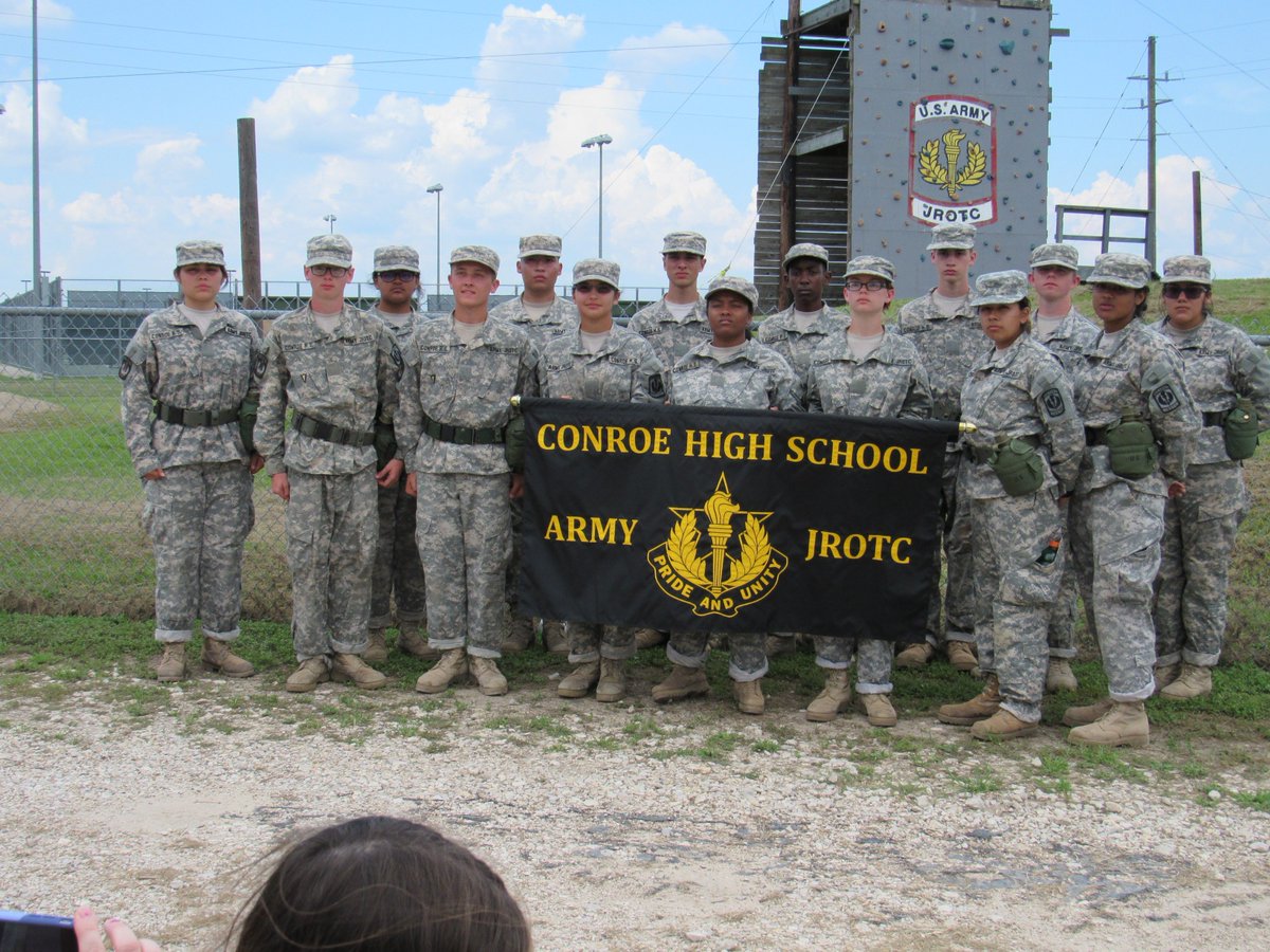 Our cadets gather around for a picture after graduating JCLC.
