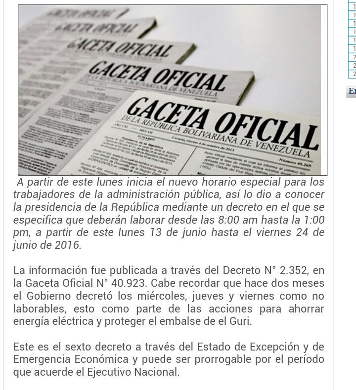 JRONDON2015's tweet photo. Loteria del Zulia trabajara horario normal https://t.co/96Jwy3lqXX