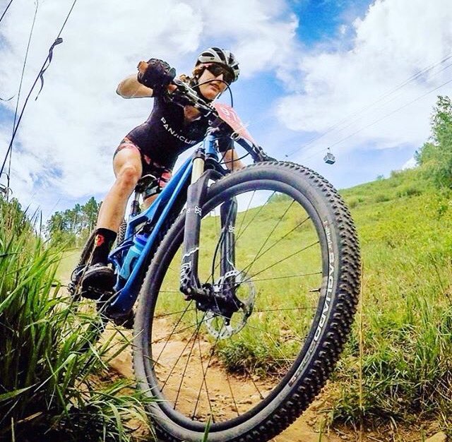 Fueled by Hotbox, our friend Heidi of <a href="/thecyclistsmenu/">The Cyclist's Menu</a> snagged a 2nd last weekend up in Vail! 💣🚀