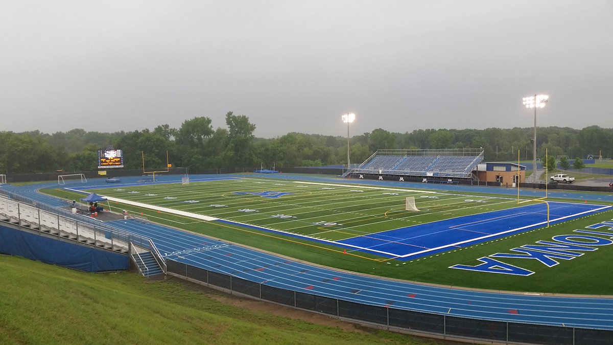 Lightening delay at the start of <a href="/EPEaglesLax/">EP HS Lacrosse</a> vs <a href="/AnokaLax/">Anoka Lacrosse</a>  But your field is gorgeous <a href="/TonkaSkippers/">Minnetonka High School Skippers</a>  &amp; great music