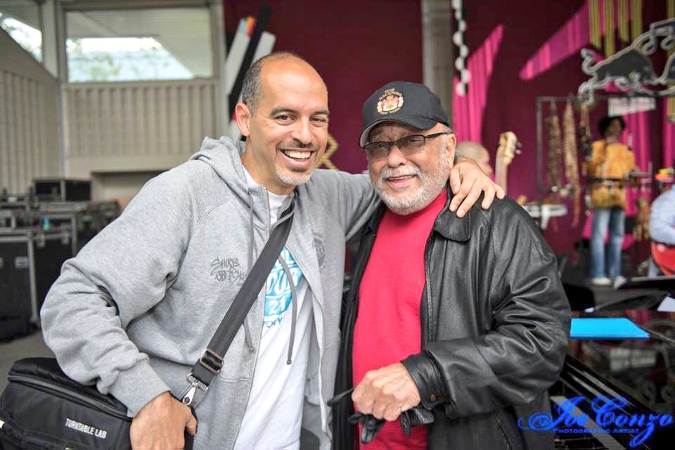 EddiePalmieri's tweet image. #TBT to #HarlemRiverDrive Revisited presented by @RBMA || Pictured w/ the one &amp;amp; only DJ @koolboblove for #RBMANYC 🗽🎼