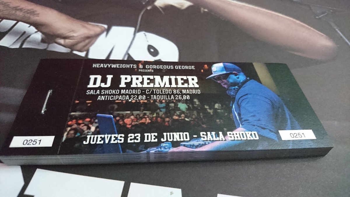 Entradas para ver a DJ Premier en Madrid en @triburbanashop <a href="/GrimeyStoreMad/">Grimey Store Madrid</a> <a href="/1981Shopmad/">1981 Shop</a> y <a href="/ticketea/">ticketea by Eventbrite</a>. #hiphop