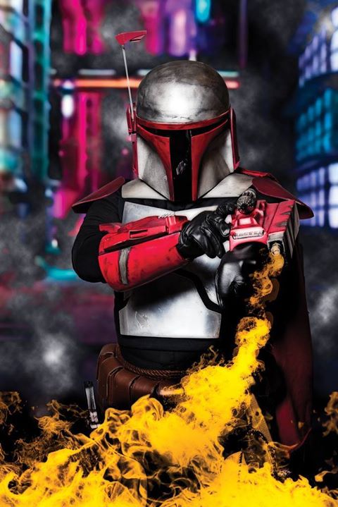 mandomercs's tweet photo. Official #MandoMercs member Casius Ontius of Nexu Clan really lights our fire. Photo: The Geeky Photog https://t.co/Di3teVkEPx