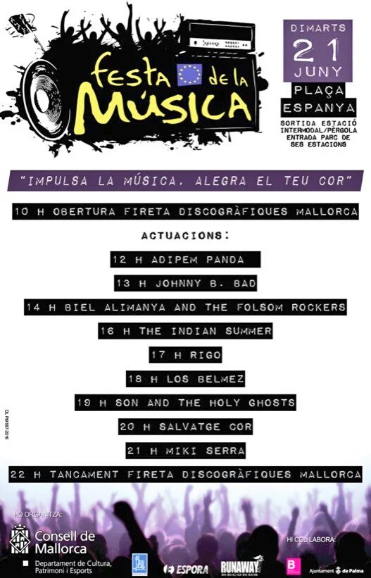 Dimarts vinent MikiSerra SalvatgeCor Son&amp;theHolyGhosts Belmez Rigo IndianSummer BielAlimanya JohnnBBad i AdipemPanda