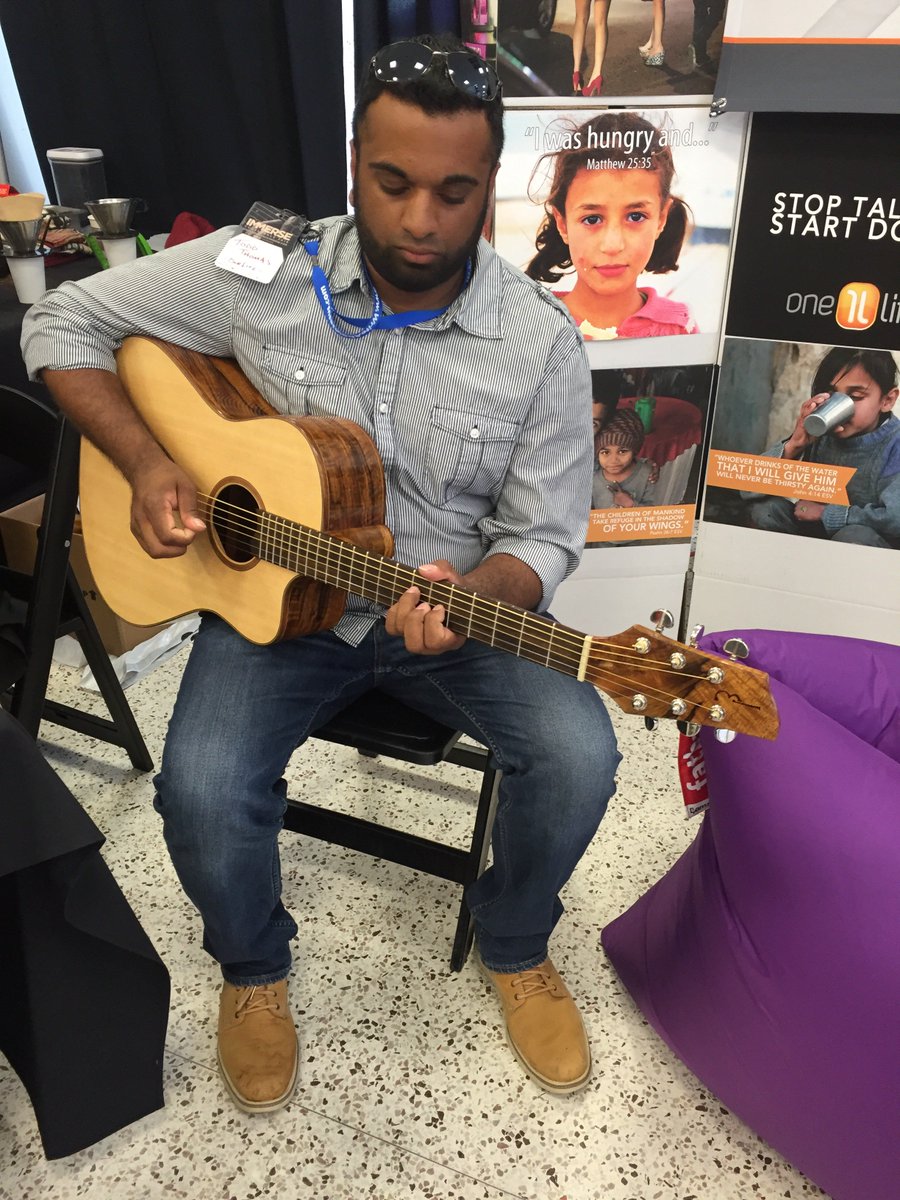 OneLifeMatters's tweet photo. We’re at #GMAImmerse and we’re giving away a guitar. Come by our booth and check it out! https://t.co/mqLID7EQKF