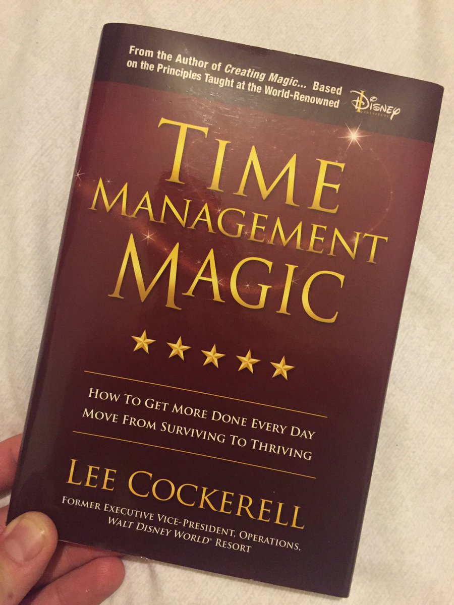 jameskeithrose's tweet image. Another great #read by @LeeCockerell #TimeManagementMagic #book got to get myself one of those #DayTimer&apos;s now!