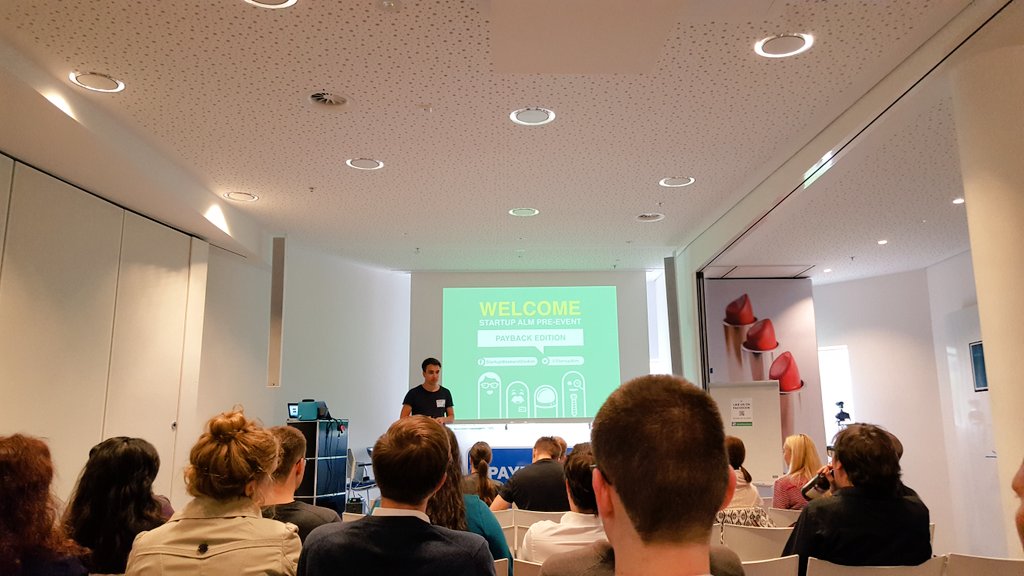 lordthundering's tweet photo. #startupalm at @PAYBACK_Careers today! Looking forward to great talks! https://t.co/SCRjLEMd2Z