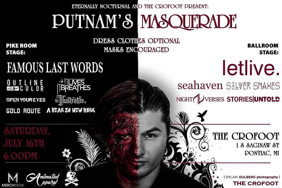 ENClothingCo's tweet photo. Tickets for #PutnamsMasquerade are on sale now! 

https://t.co/aO4LXMbpvx https://t.co/W9A1pmHOEJ