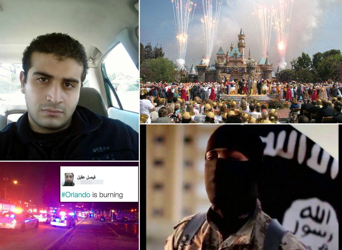 Mateen and wife casing Disney World back in April