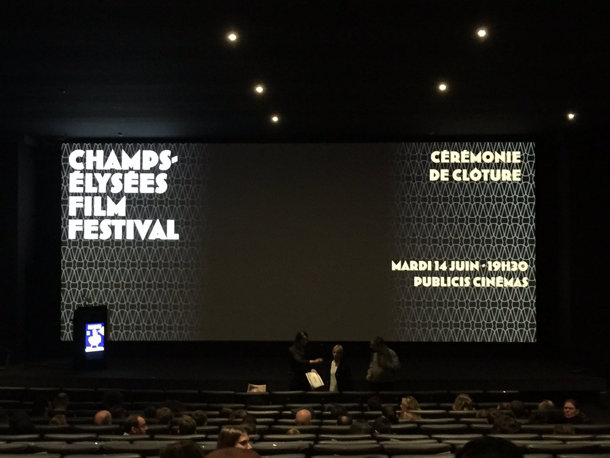 bourdinceline's tweet photo. Cérémonie de clôture du #CEFF2016 avant la projection du film de Marie Madinier, #LeSecretdesBanquises. https://t.co/Ek84Uv0CrV