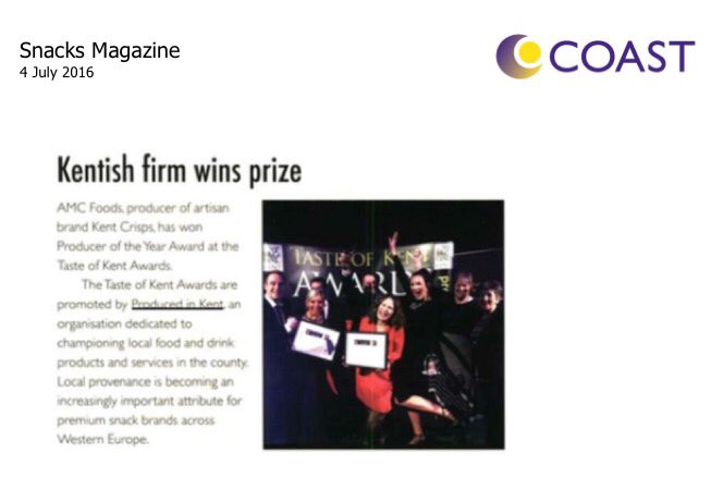 KentishOils's tweet photo. Another nice little mention about our #ProducerOfTheYear win #TOKA2016 ππΌππ #KentishOils https://t.co/giPQt5d8G0