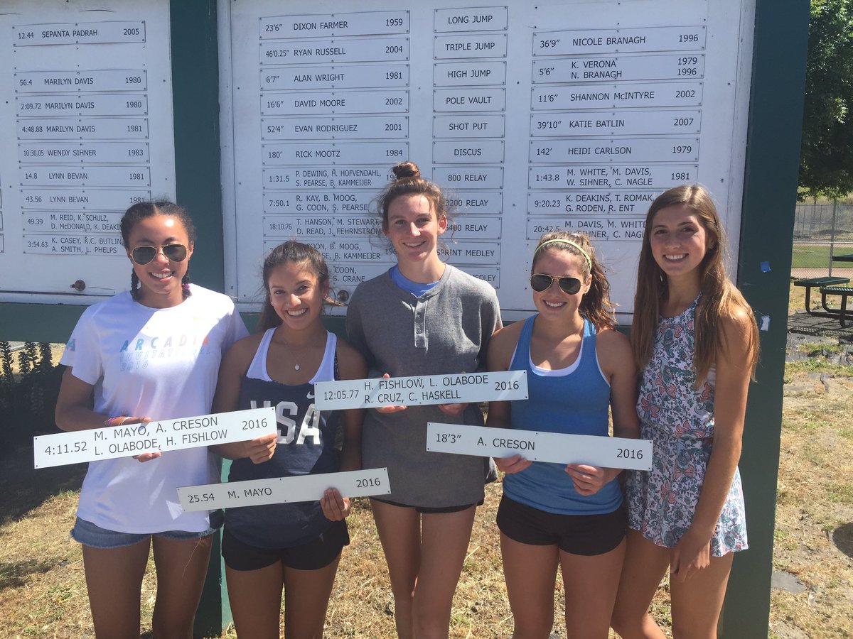 MatsTrack's tweet photo. New school records are officially up on the Miramonte Track and Field record board! https://t.co/wTCf3nxsrs