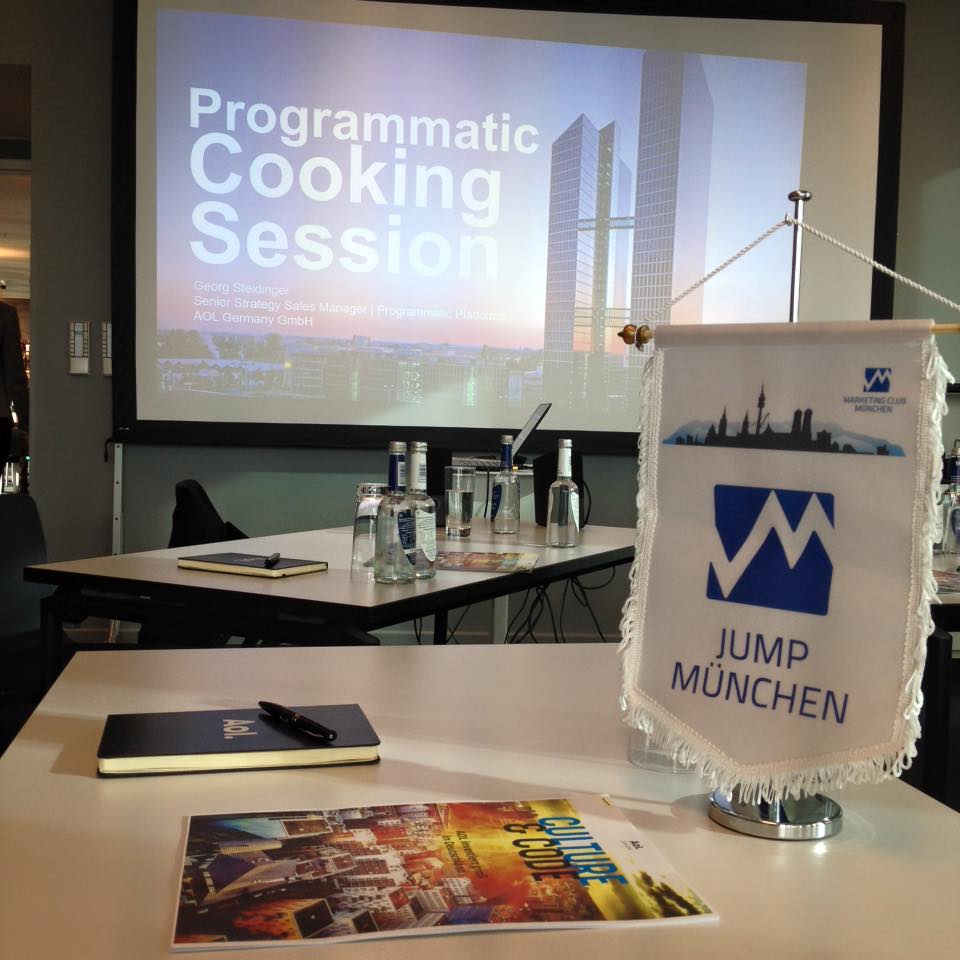 Jetzt geht's los mit der Programmatic Cooking Session in München! #JumpDay2016
