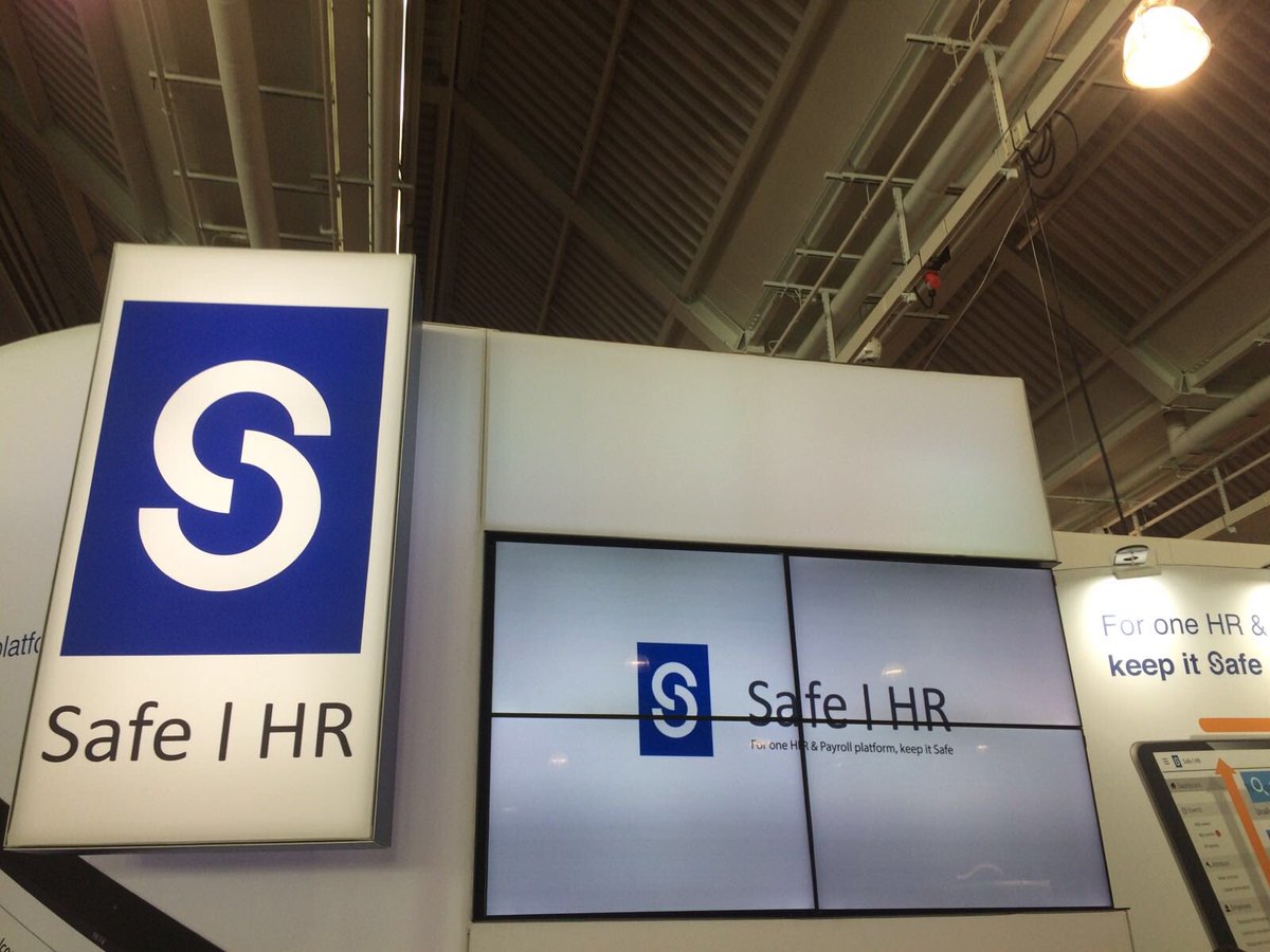 Safe_HR's tweet photo. Safe HR's stand is set up! Come and speak to us at the CIPD HR Software Show this week #HR #Payroll #HRSS16 https://t.co/Ig7MNenRXh