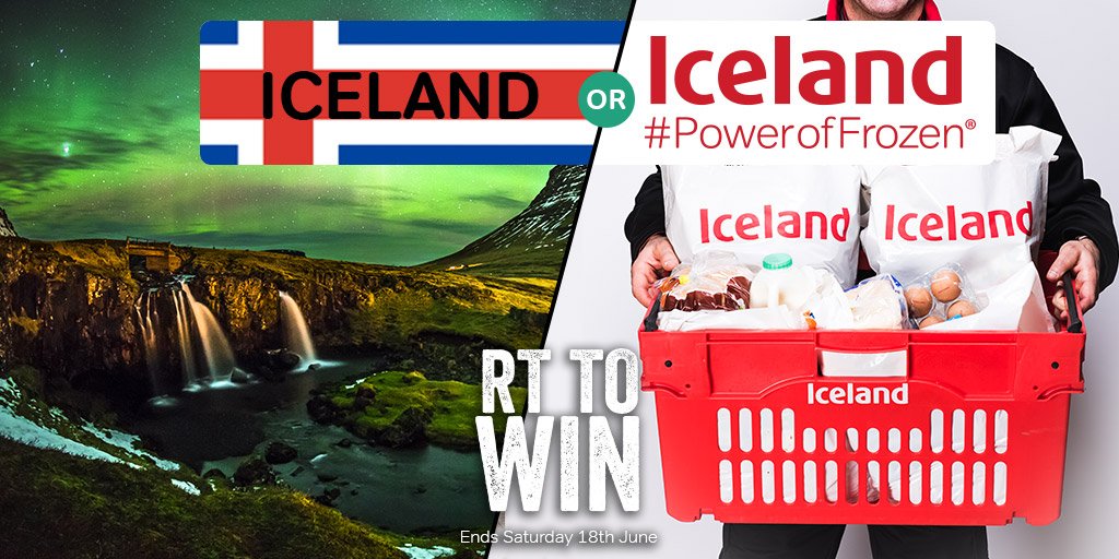 Iceland Foods ❄️ (@icelandfoods) on Twitter photo #ISL or <a href="/IcelandFoods/">Iceland Foods ❄️</a>?
We've got a trip to Iceland to give away ✈
Simply RT this post for a chance to #win #ISL or <a href="/IcelandFoods/">Iceland Foods ❄️</a>?
We've got a trip to Iceland to give away ✈
Simply RT this post for a chance to #win