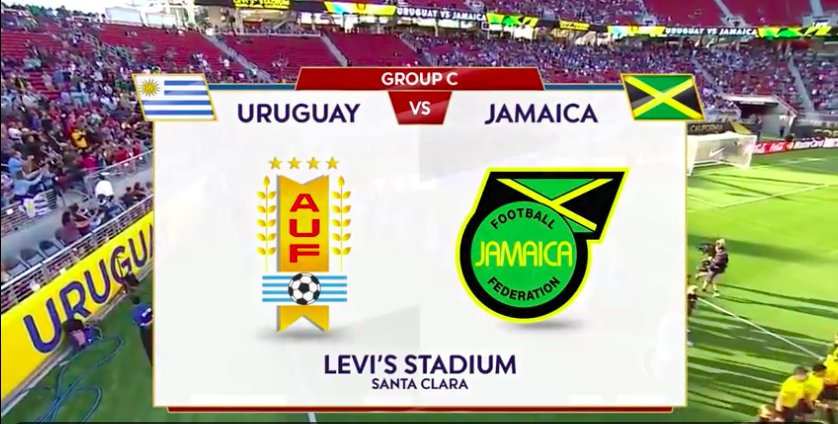 CopaAmerica's tweet photo. Check out the highlights from the #URUvJAM match, presented by @Headshoulders: https://t.co/r27do1UjKJ #Copa100 https://t.co/3QZSisiQAm