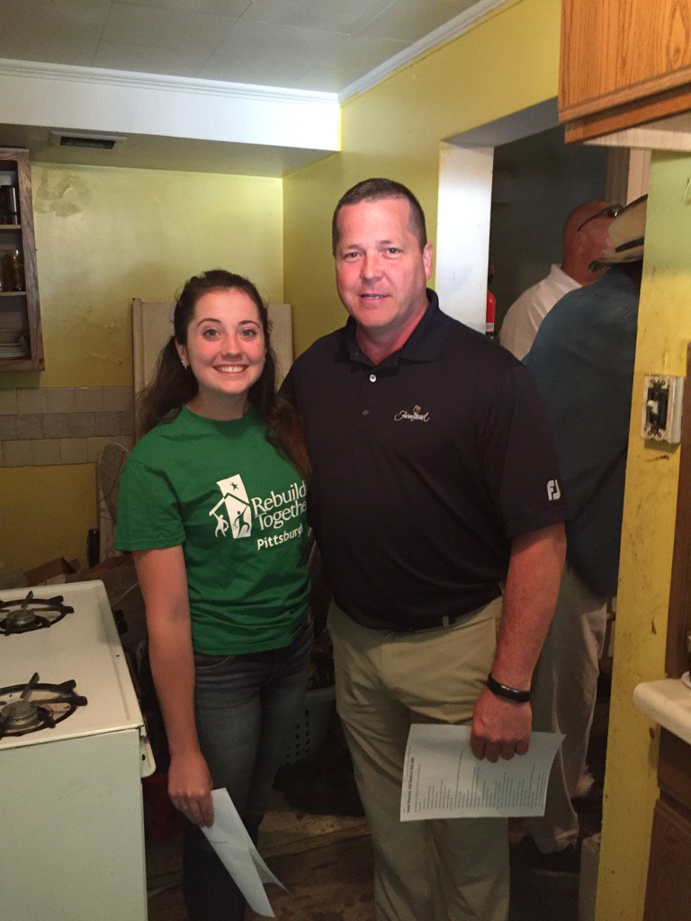 District 75 and 170. Pre Walking our house for Rebuilding Together Pittsburgh and Team Depot. #markel