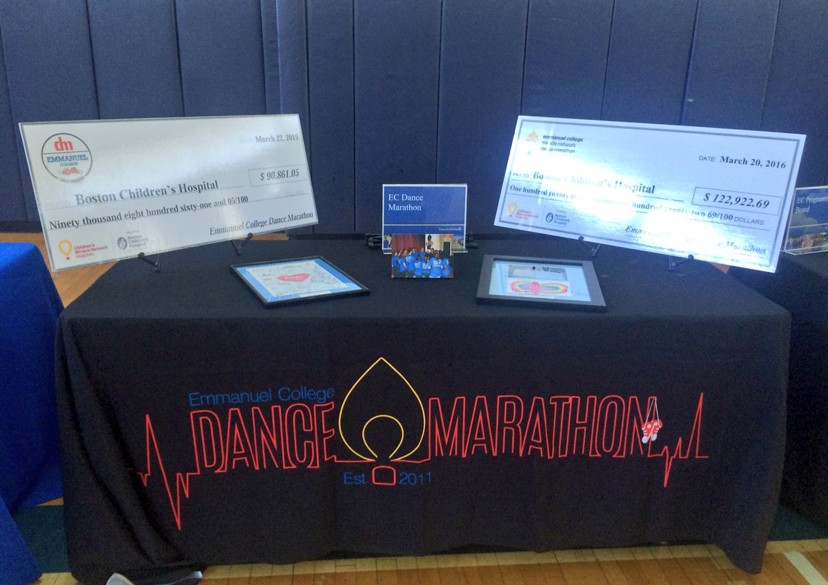 ECDanceMarathon's tweet photo. ECDM represented at Orientation, be sure to stop by and hear about what it means to be FTK! #ecdm17 #StriveFor125 https://t.co/clBN5xind0