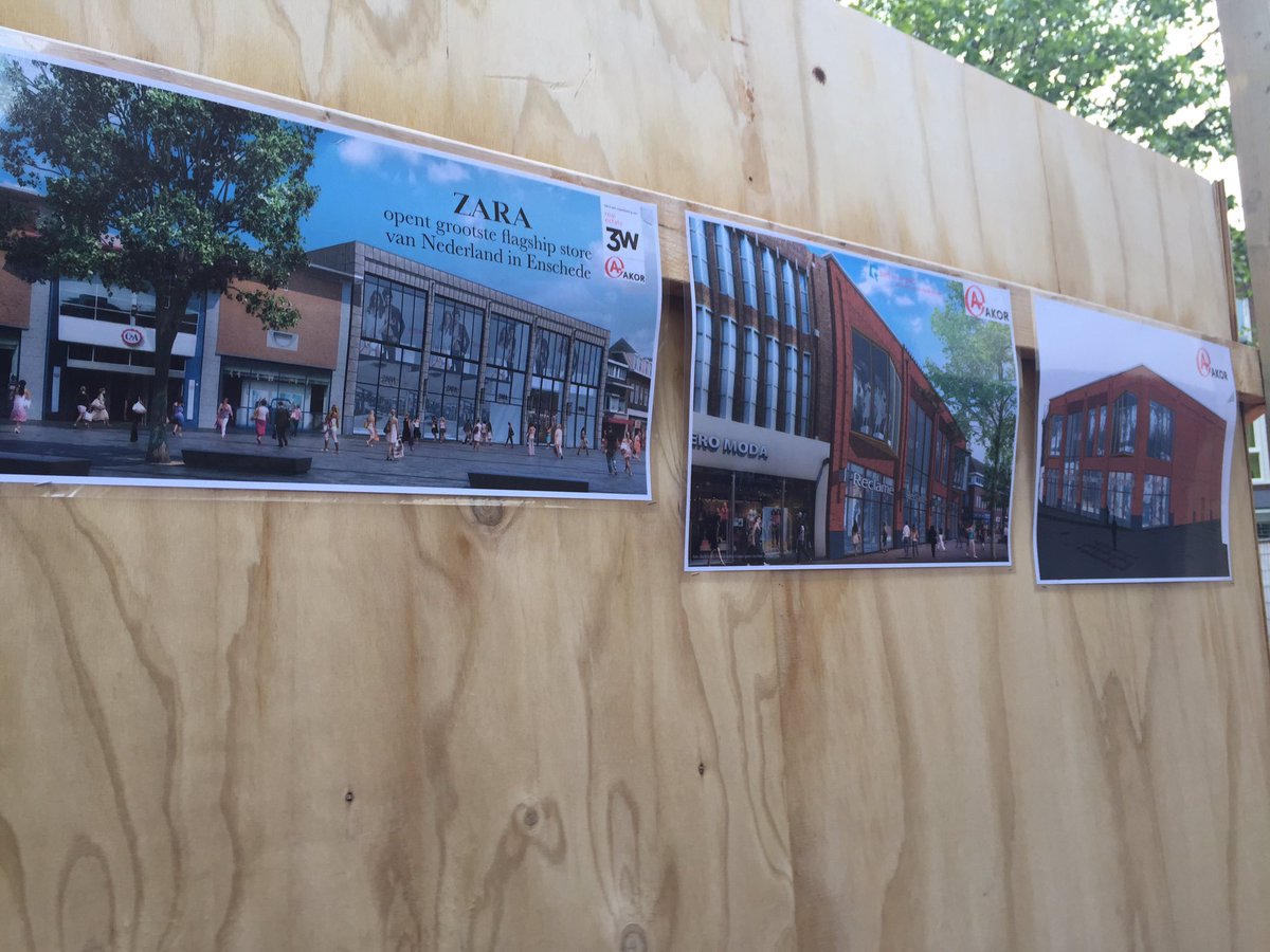 Grootste flagship store <a href="/ZARA/">ZARA</a> komt in Enschede #raad053