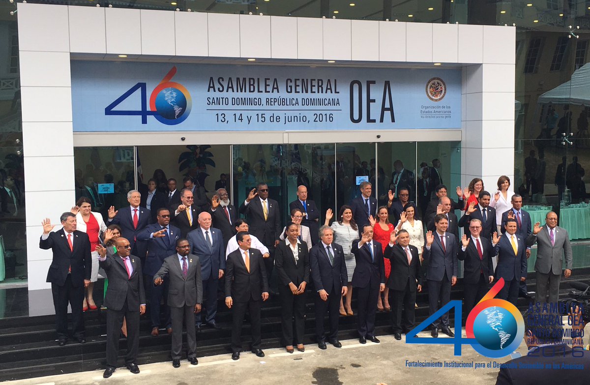 | Foto Oficial | 
Estados miembros de esta #46AsambleaRDOEA ➡️