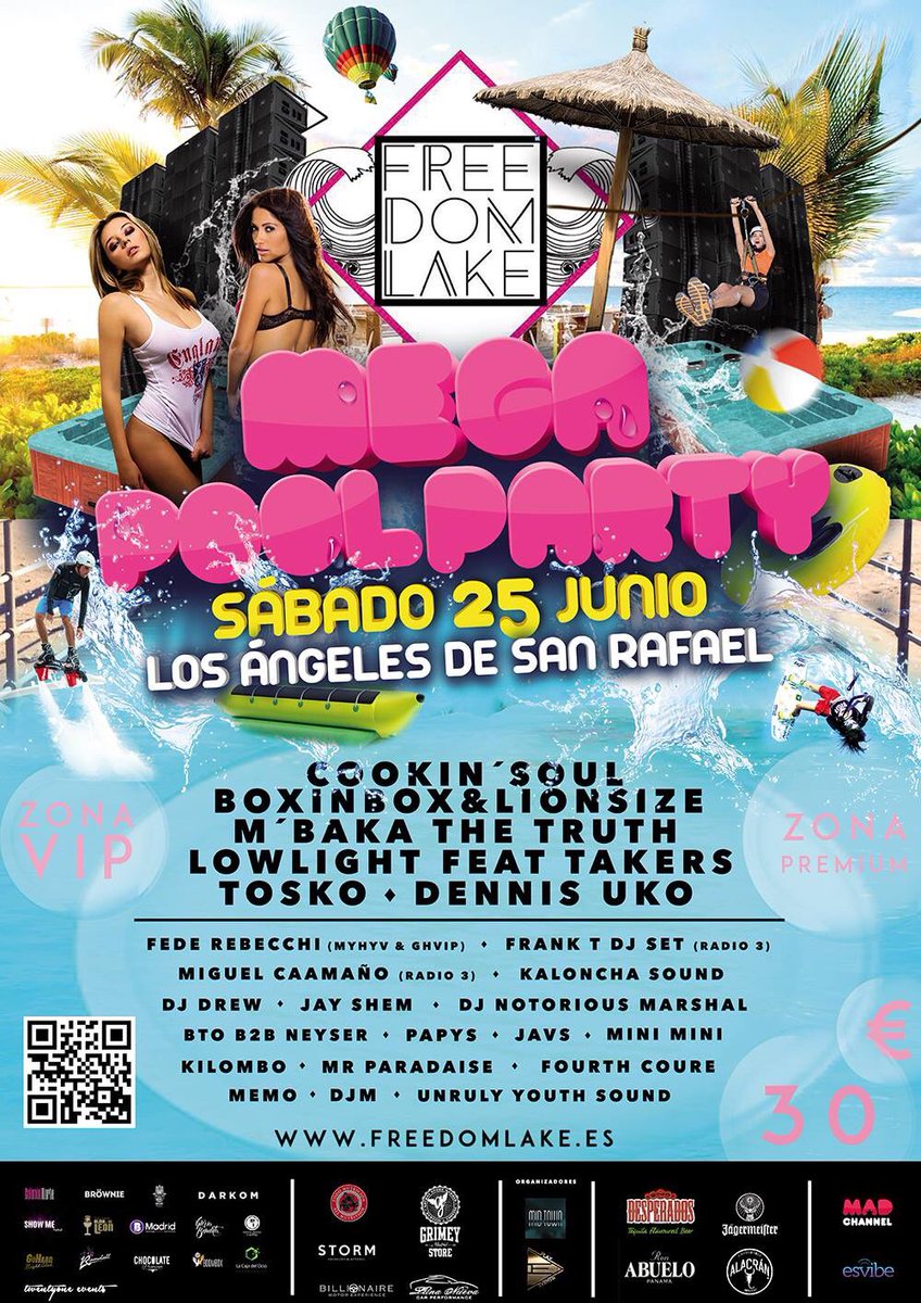AquaMagic_ASR's tweet photo. Con esta fiesta 25jun no pararas de bailar en #MegaPoolParty #FreedomLake en #AngelesdeSanRafael #LaHoraChachi160 https://t.co/h8jEe4te60