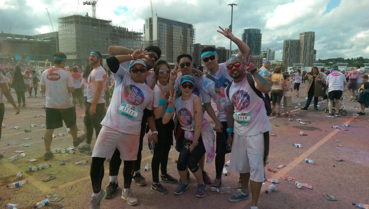 Charles_Ferrer's tweet photo. From Sunday's event #ColourRun https://t.co/V9BMdyshwX
