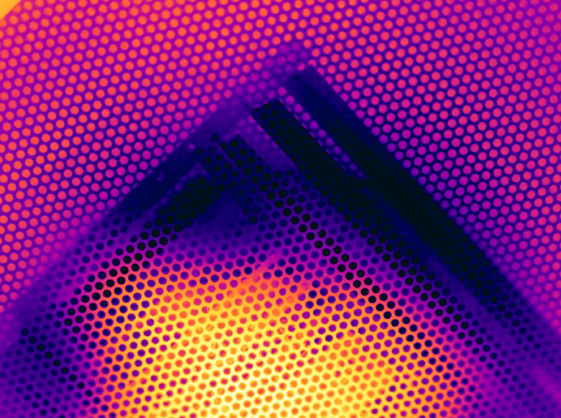 flir's tweet photo. #Whatizit? A nice high res close up from a FLIR T1K, any guesses of what it might be of? https://t.co/Oaj7Sz47qV