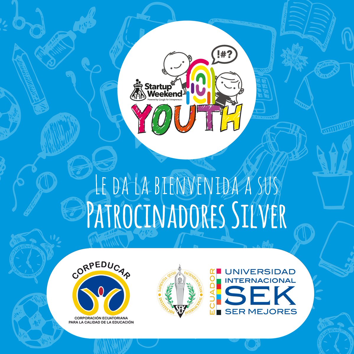 Conecta Guayaquil (@conectagye) on Twitter photo Los patrocinadores Silver #SWYouth son: <a href="/CorpeducarEc/">Corpeducar Ecuador</a> y <a href="/UISEK/">UISEK | Universidad Internacional SEK</a>. Registros aquí: goo.gl/Hc6ZWO Los patrocinadores Silver #SWYouth son: <a href="/CorpeducarEc/">Corpeducar Ecuador</a> y <a href="/UISEK/">UISEK | Universidad Internacional SEK</a>. Registros aquí: goo.gl/Hc6ZWO