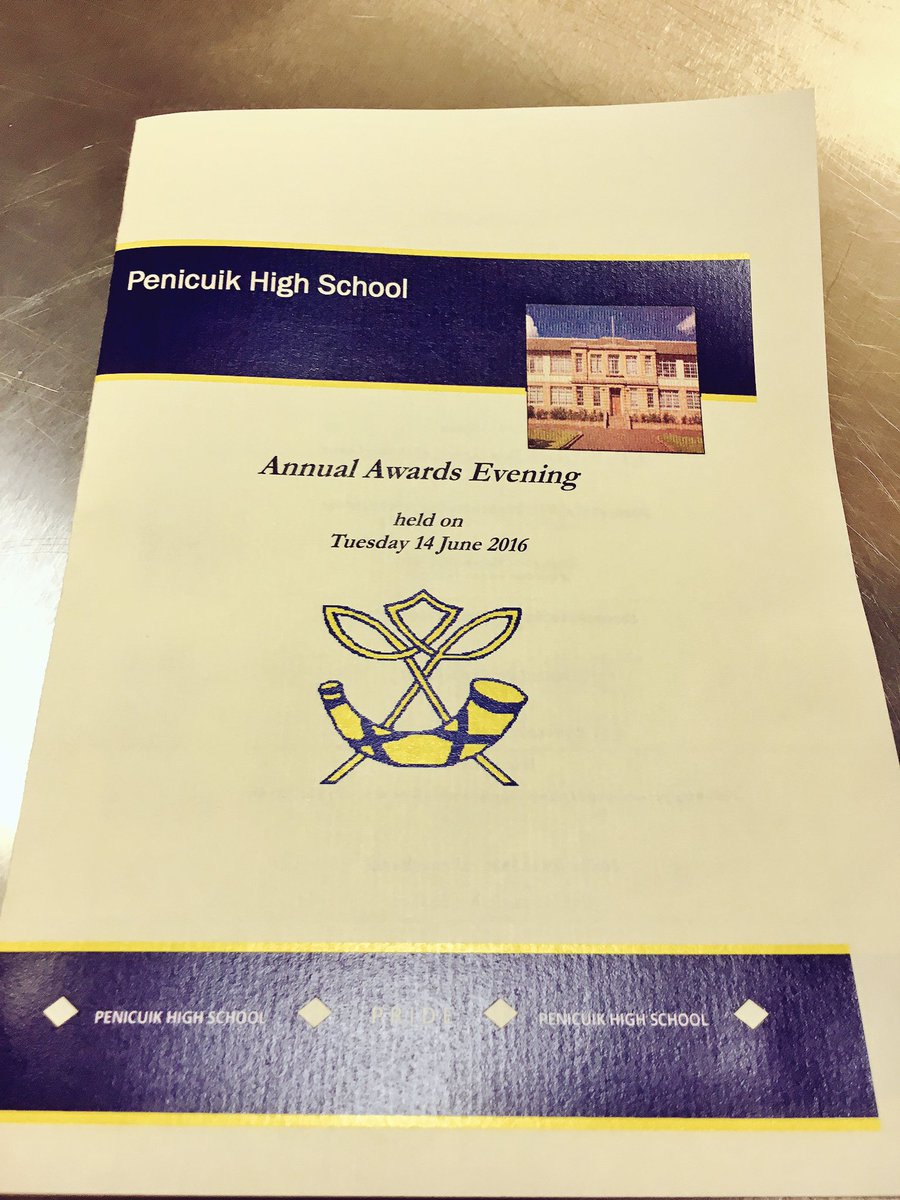 Great night <a href="/PenicuikHS/">Penicuik High School</a> Awards Ceremony - so proud of all our pupils #PRIDE