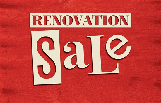 We are about to launch our renovation sale. Keep tuned for some amazing craft beer specials.