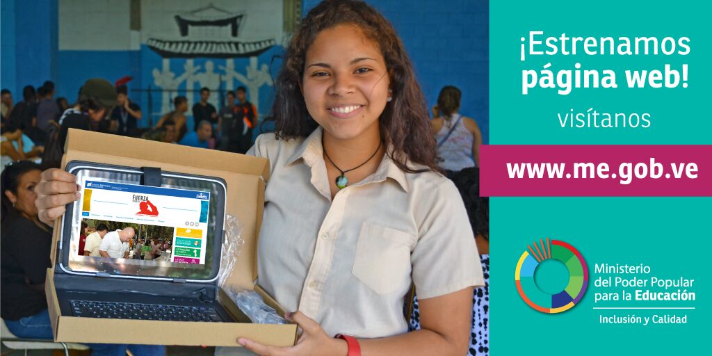 ¡Consulta nuestra nueva página web! @MPPEDUCACION goo.gl/KUcQlA