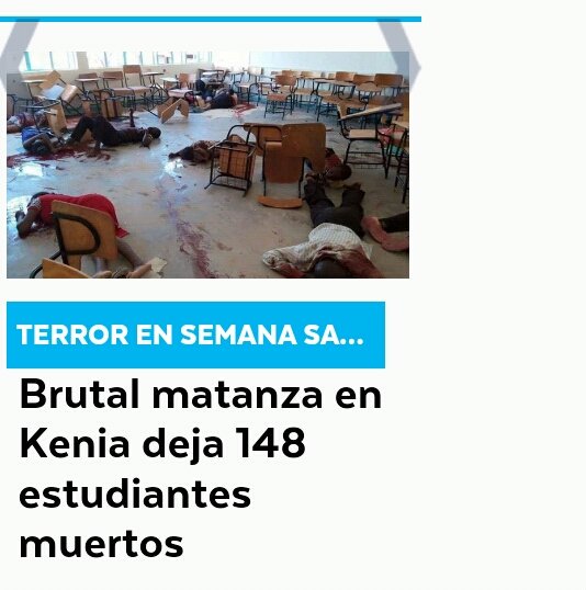 HidekelPeguero's tweet photo. #Kenia Muy Lamentable, qué pasa con el mundo? https://t.co/RJ42dL8nF6