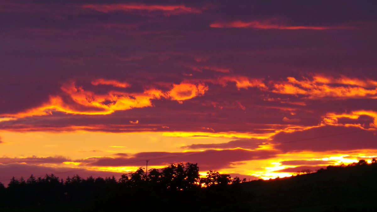 Sunset on the North Rhins tonight