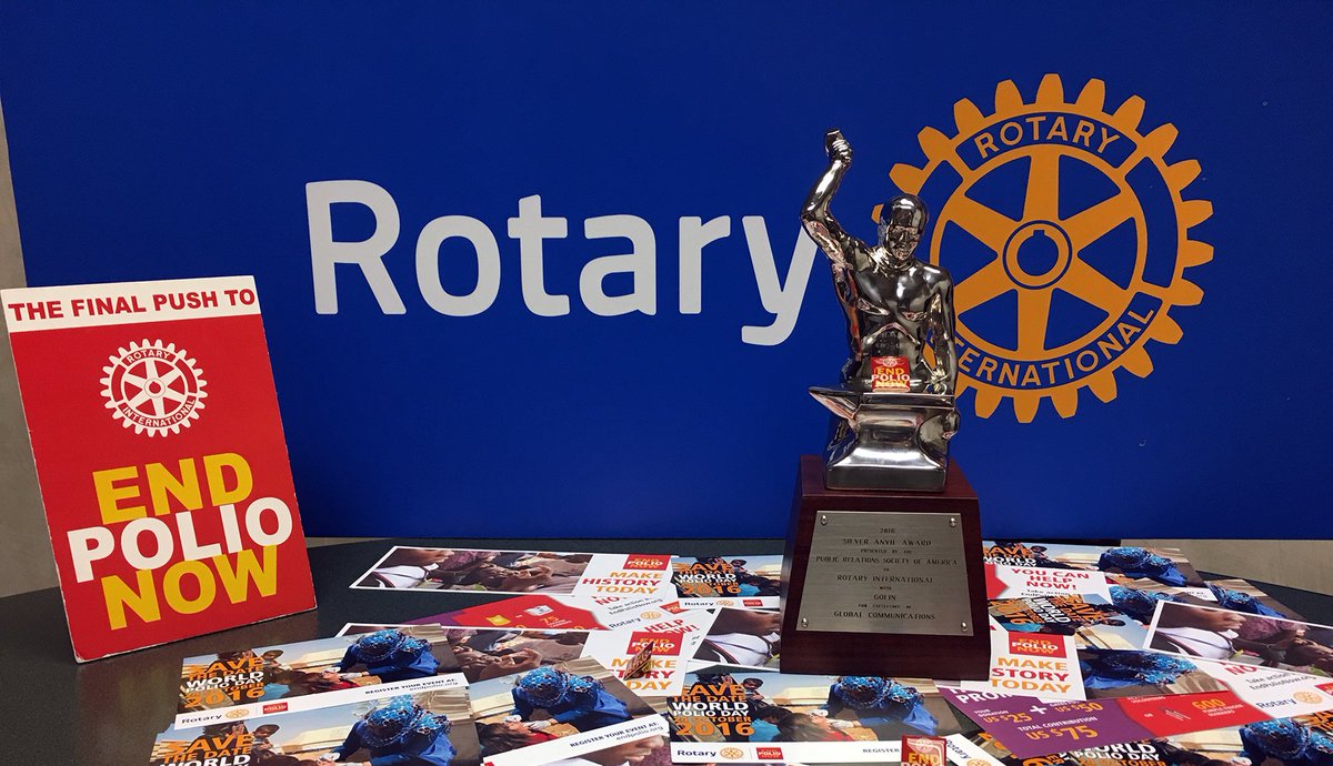 We dedicate our <a href="/PRSA/">PRSA</a> Award for excellence in public relations to supporters &amp; health workers who work to #endpolio.