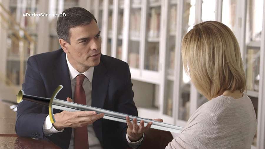 "Acero Valyrio, Susanna. Se la iba a regalar pero votó que no. Votó que no, Susanna".