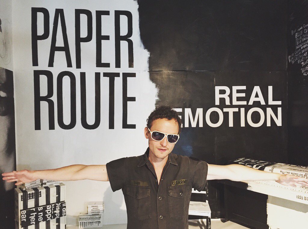 Vintz's tweet photo. Shout out and huge congrats to @paperroute, whose new album #RealEmotion is coming soon... https://t.co/LtDjicktkP