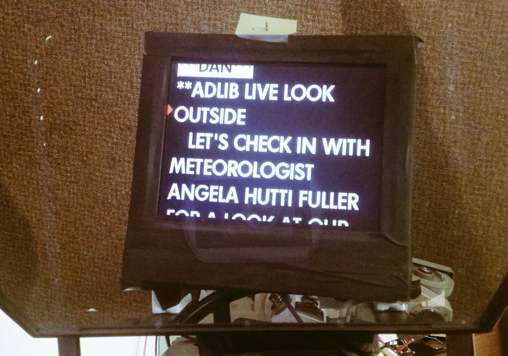 AngWxGrl's tweet image. Looks like @KPLR11Fuller and I got married. I&apos;ll have to explain this to my husband. #prompterproblems #newsteam