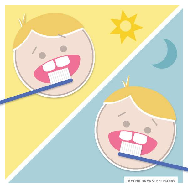 brush2min2x's tweet photo. The way to a healthy mouth is 2 minutes in the morning + 2 minutes at night. #2min2x HT @AmerAcadPedDent https://t.co/jfTEay4VMr