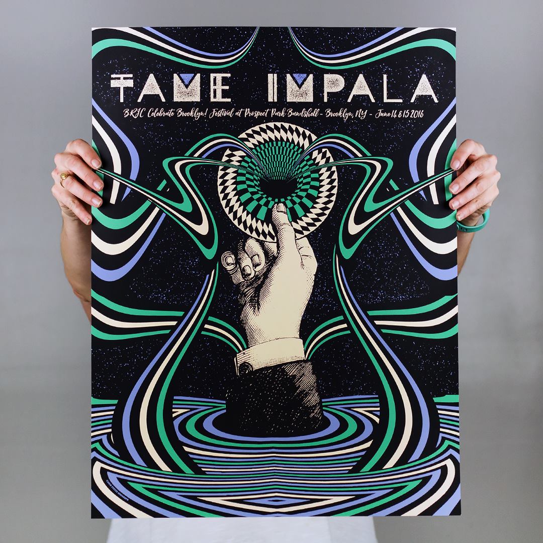 Brooklyn! There will be 2 posters to choose from tonight and tomorrow night, here's the second from <a href="/statusserigraph/">Status Serigraph</a>