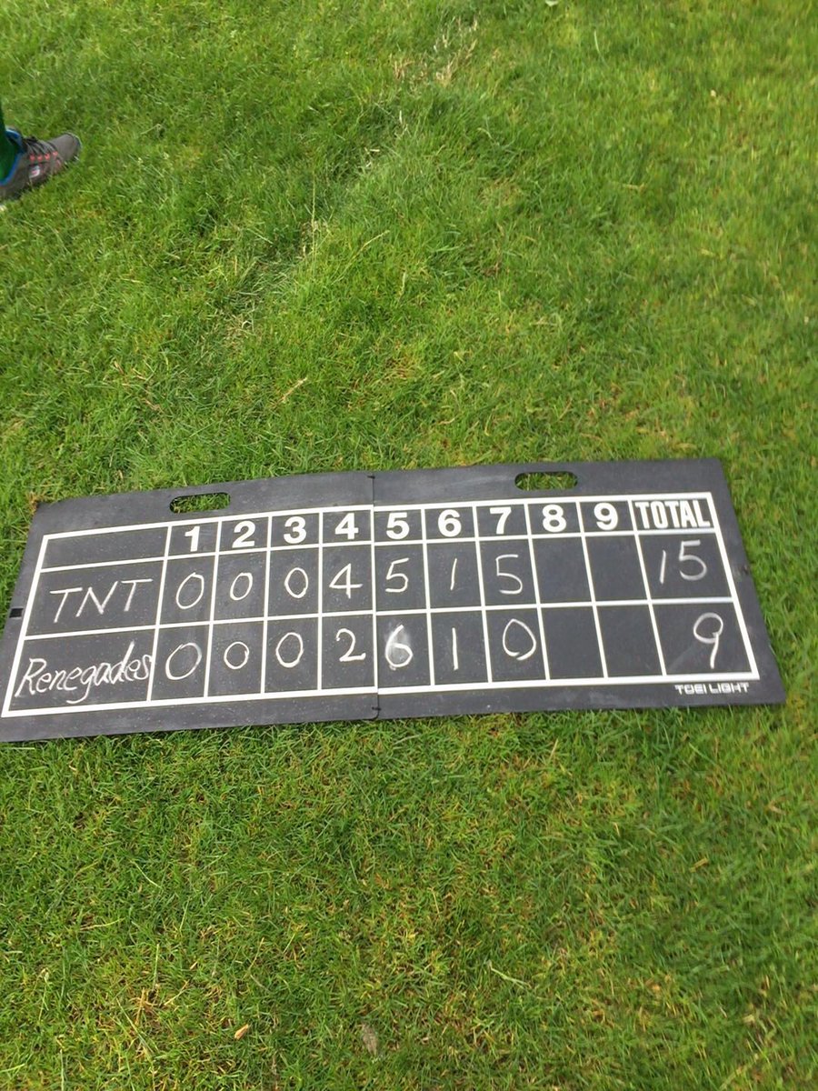 15-9 to TNT v <a href="/RenegadesSb/">Renegades Softball</a> It was closer than the score suggests, only one in it until the last inning #llpd