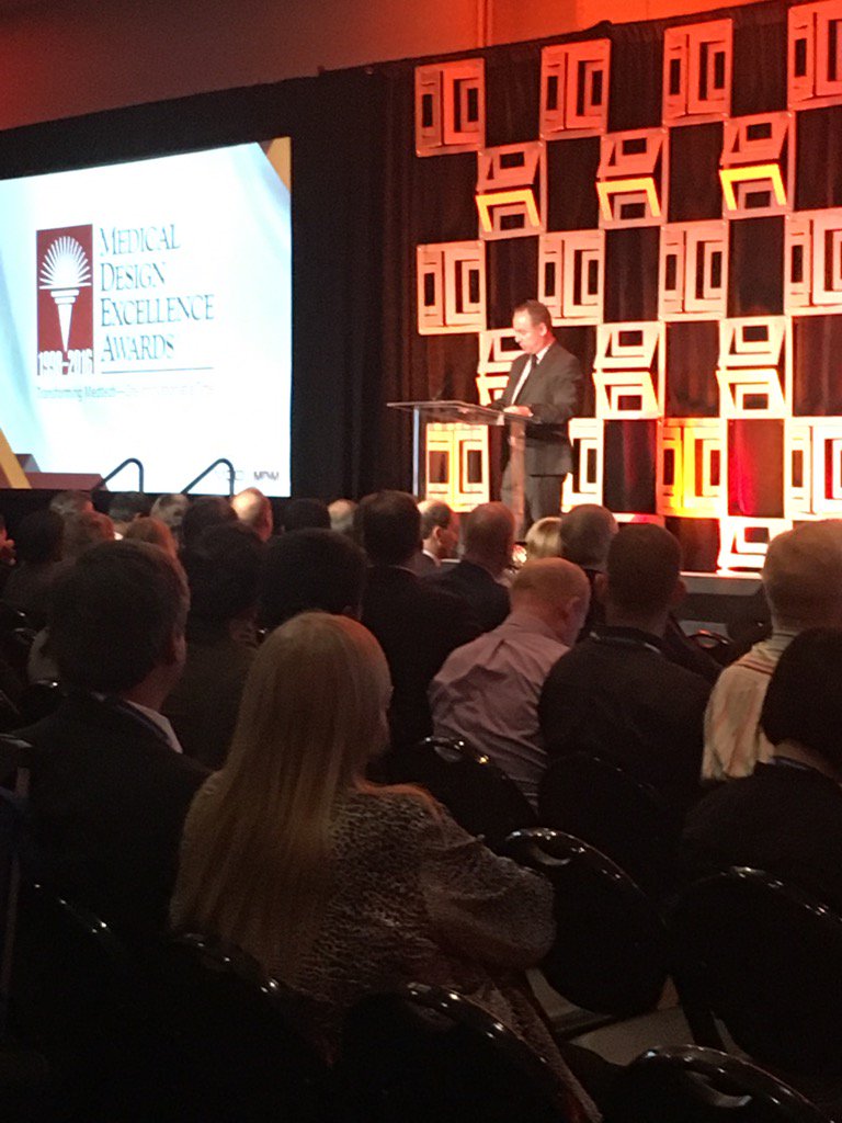 jporter147's tweet photo. Excited to be at the prestigious #MDEA16 awards for #medtech design. #UBMEast https://t.co/PmPJADjZ0Q