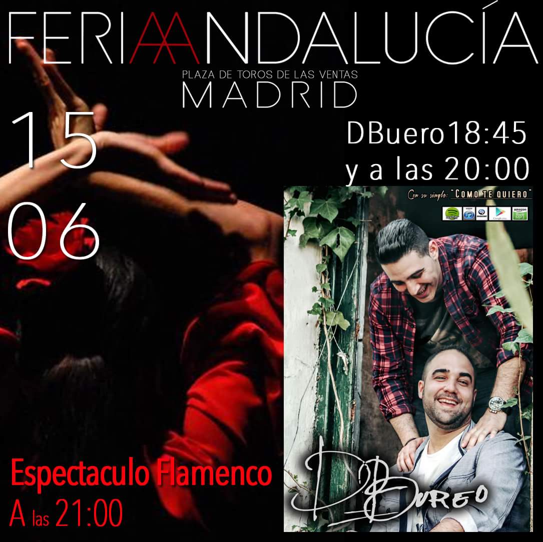 grupodbureo's tweet photo. Hola Familia!! Mañana estaremos #DBureo en #LasVentas de Madrid! Os esperamos a todos! #FeriaAndalucia #VenteDBureo https://t.co/dpi2qPEMti