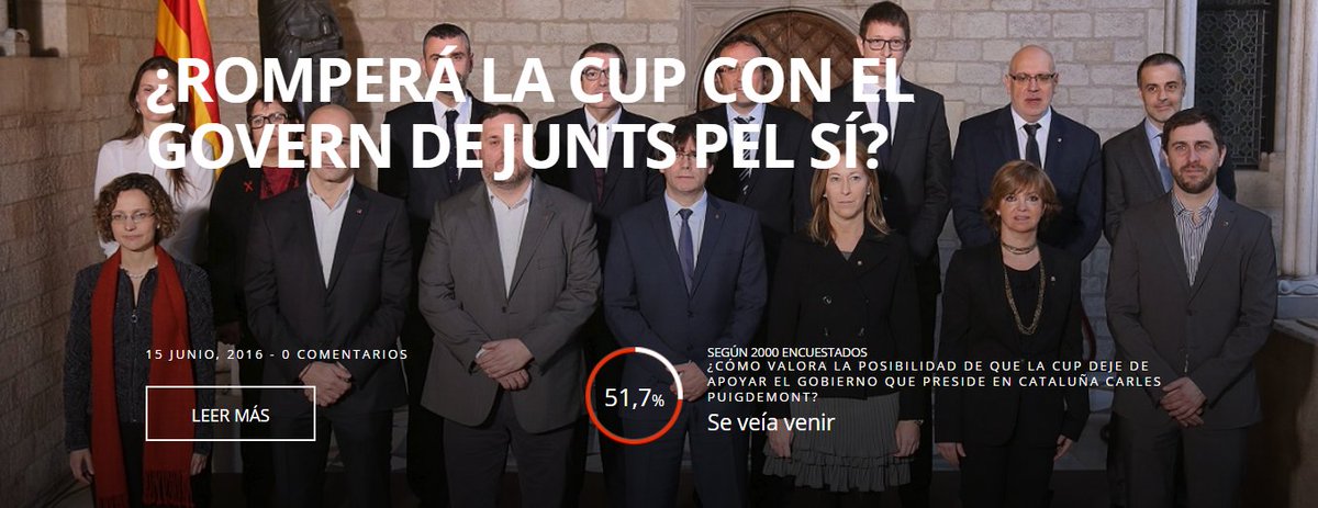 encuestamoscom's tweet photo. Encuesta en Cataluña y España sobre la actitud de la CUP con el Govern de Junts pel Sí https://t.co/xFwCbXMOcp https://t.co/U015lprFhE