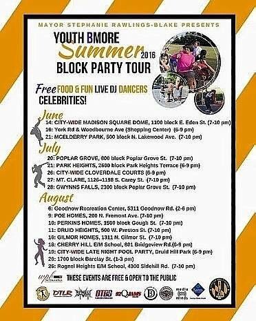 WMSKmorningshow's tweet photo. #BaltimoreCity #MayorofBaltimore #summerblockparties2016 #wmskgrind #wpbnetworks #dtlr #92qjams #samsclub https://t.co/F6JNUpEc9u