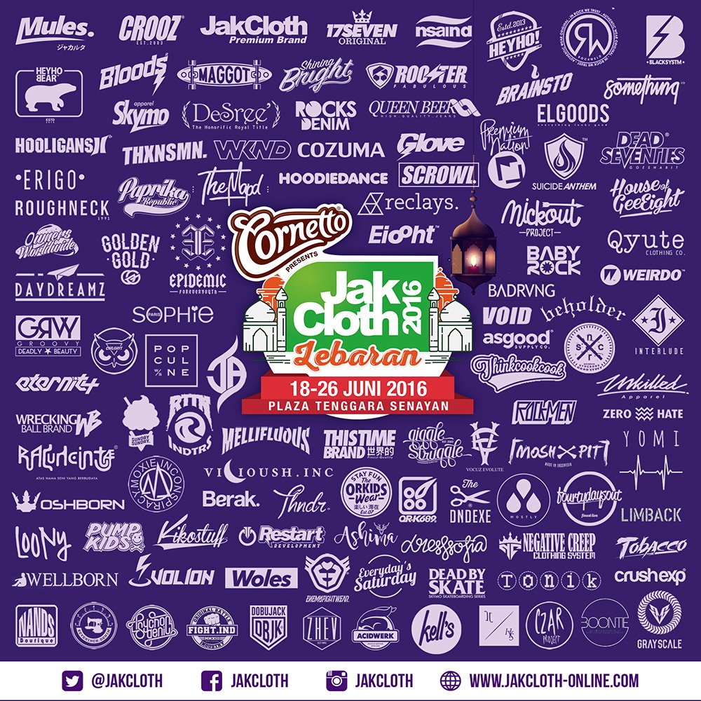 RAJIN MENABUNG PANGKAL BELANJA BANYAK ! 😁  <a href="/CornettoID/">Cornetto Indonesia</a> present JakCloth Lebaran 2016, 18-26 Juni. Senayan.